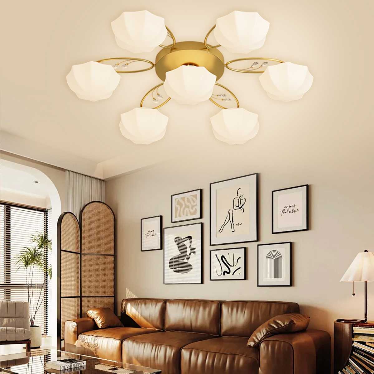 Light Luxury French Bud Ceiling Lamp