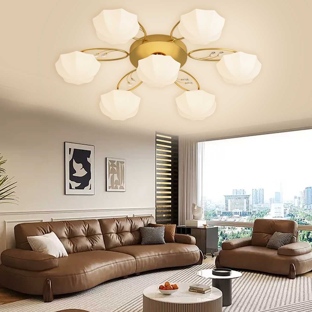 Light Luxury French Bud Ceiling Lamp