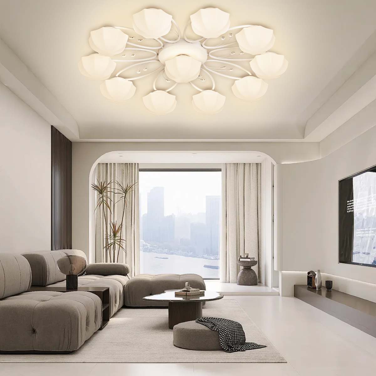 Light Luxury French Bud Ceiling Lamp