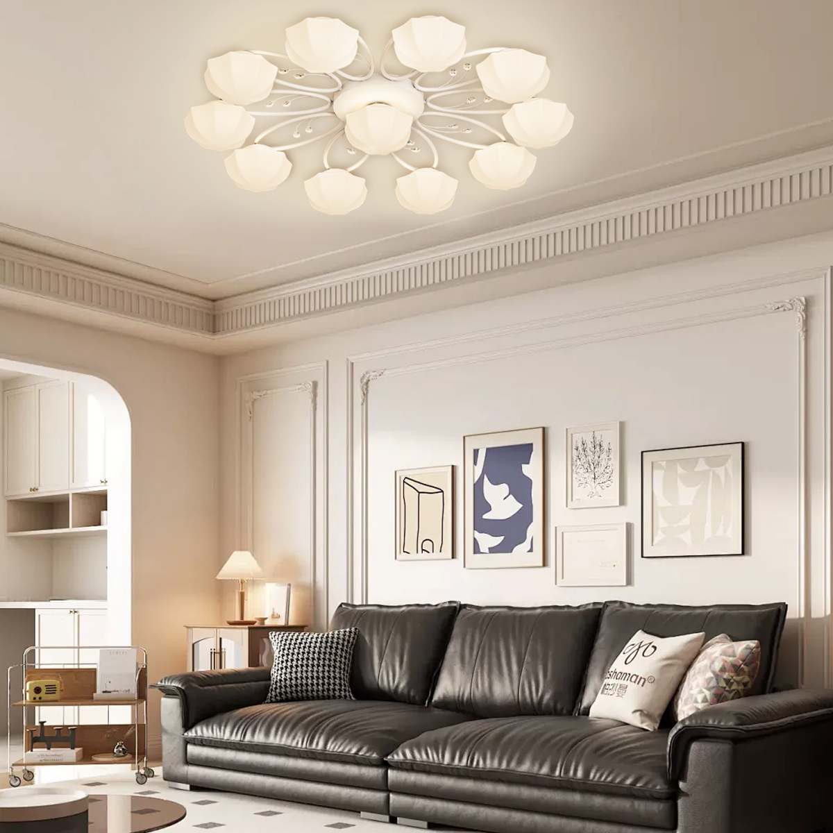 Light Luxury French Bud Ceiling Lamp