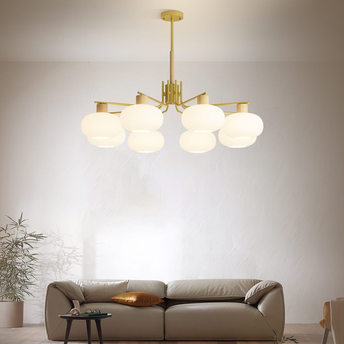 Antizer Pastoral American Retro Flower Chandelier