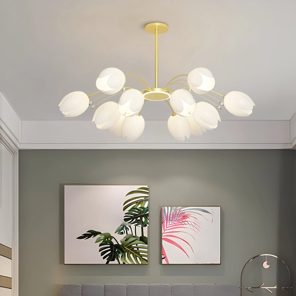 Nordic Simple Flower Chandelier