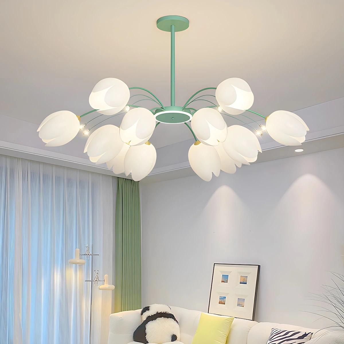 Nordic Simple Flower Chandelier