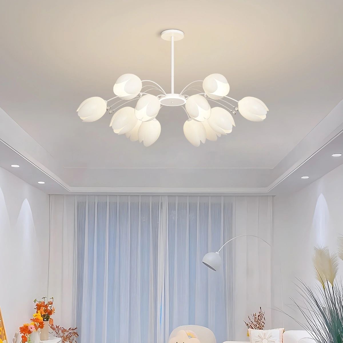 Nordic Simple Flower Chandelier