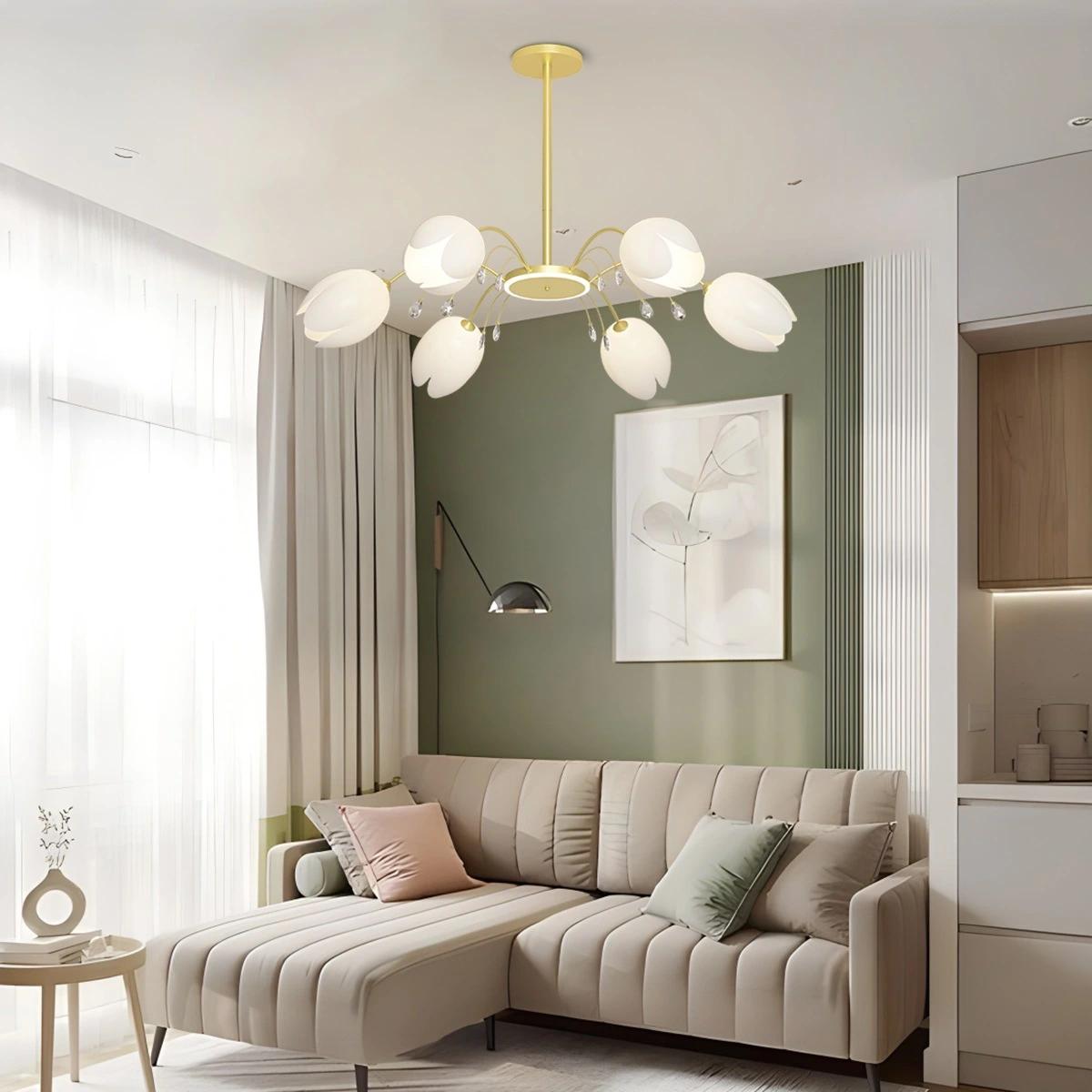 Nordic Simple Flower Chandelier