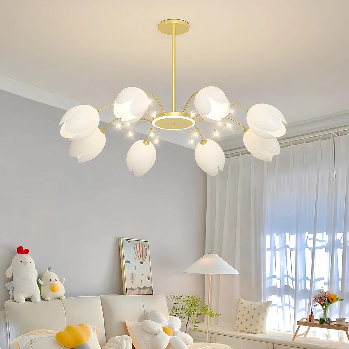 Nordic Simple Flower Chandelier