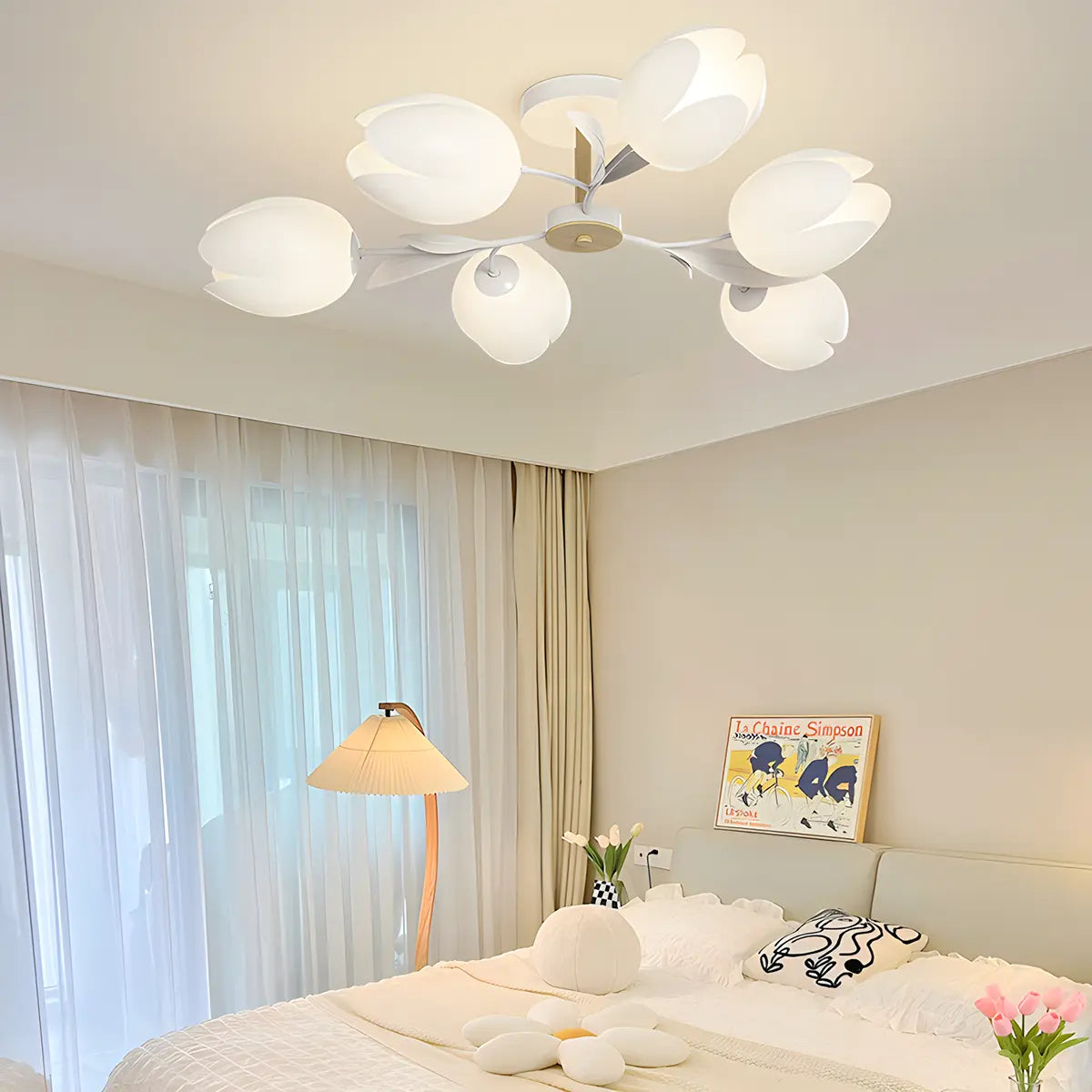 Magnolia Bud Living Room Chandelier