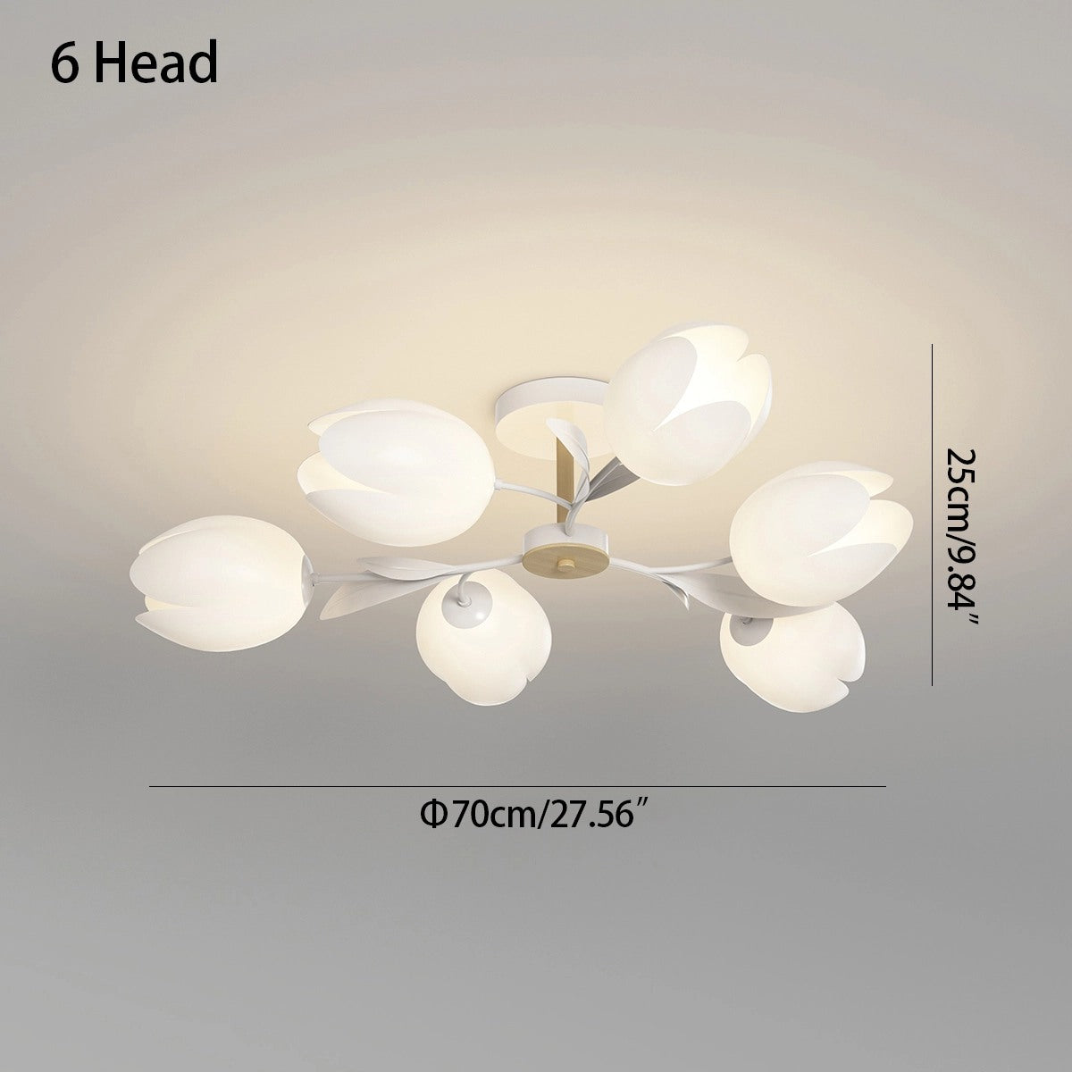 Magnolia Bud Living Room Chandelier