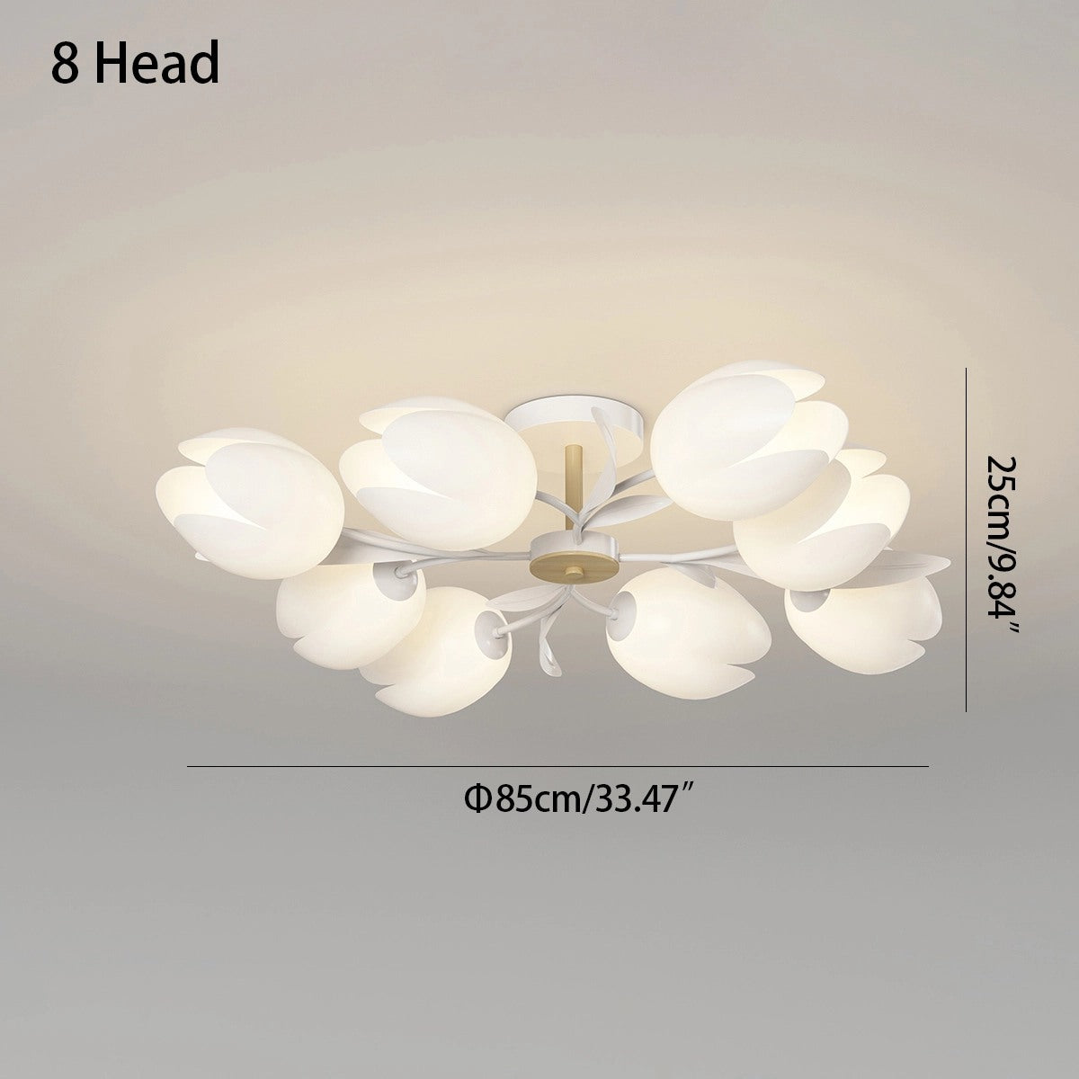 Magnolia Bud Living Room Chandelier