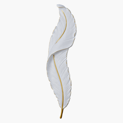 Antizer Feather Wall Lamp for Bedroom