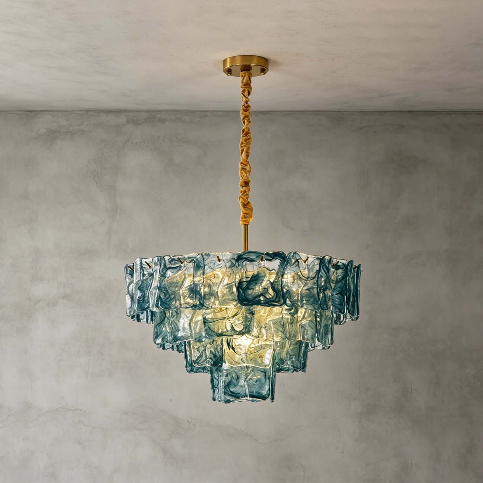 Bravelle Chandelier Murano Glass Lighting for Dining Room