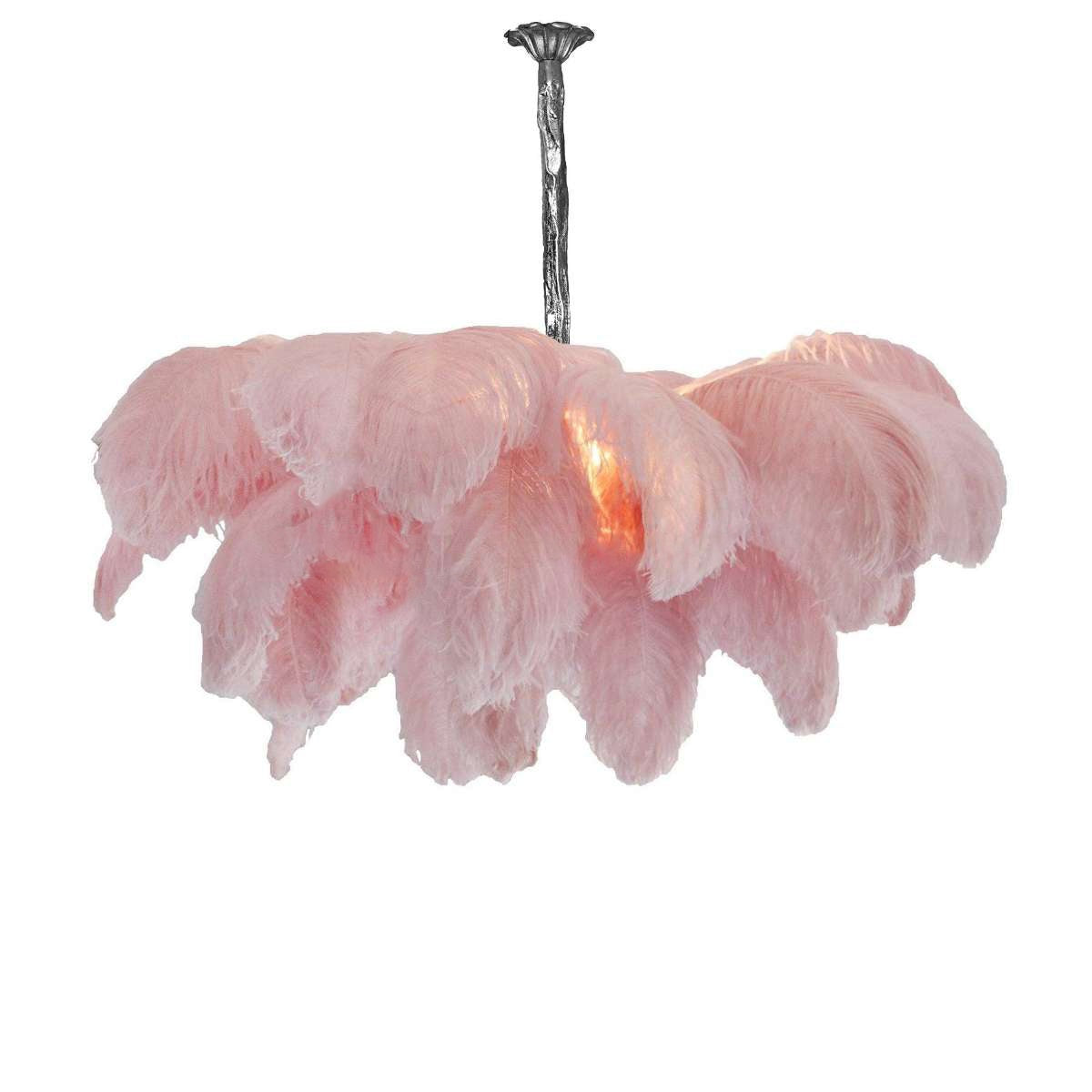 Ostrich Feather Chandelier