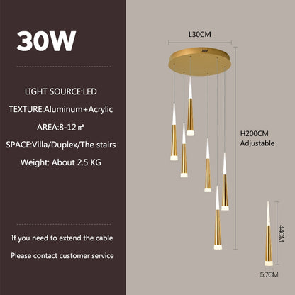 Antizer Meteor Shower Chandelier