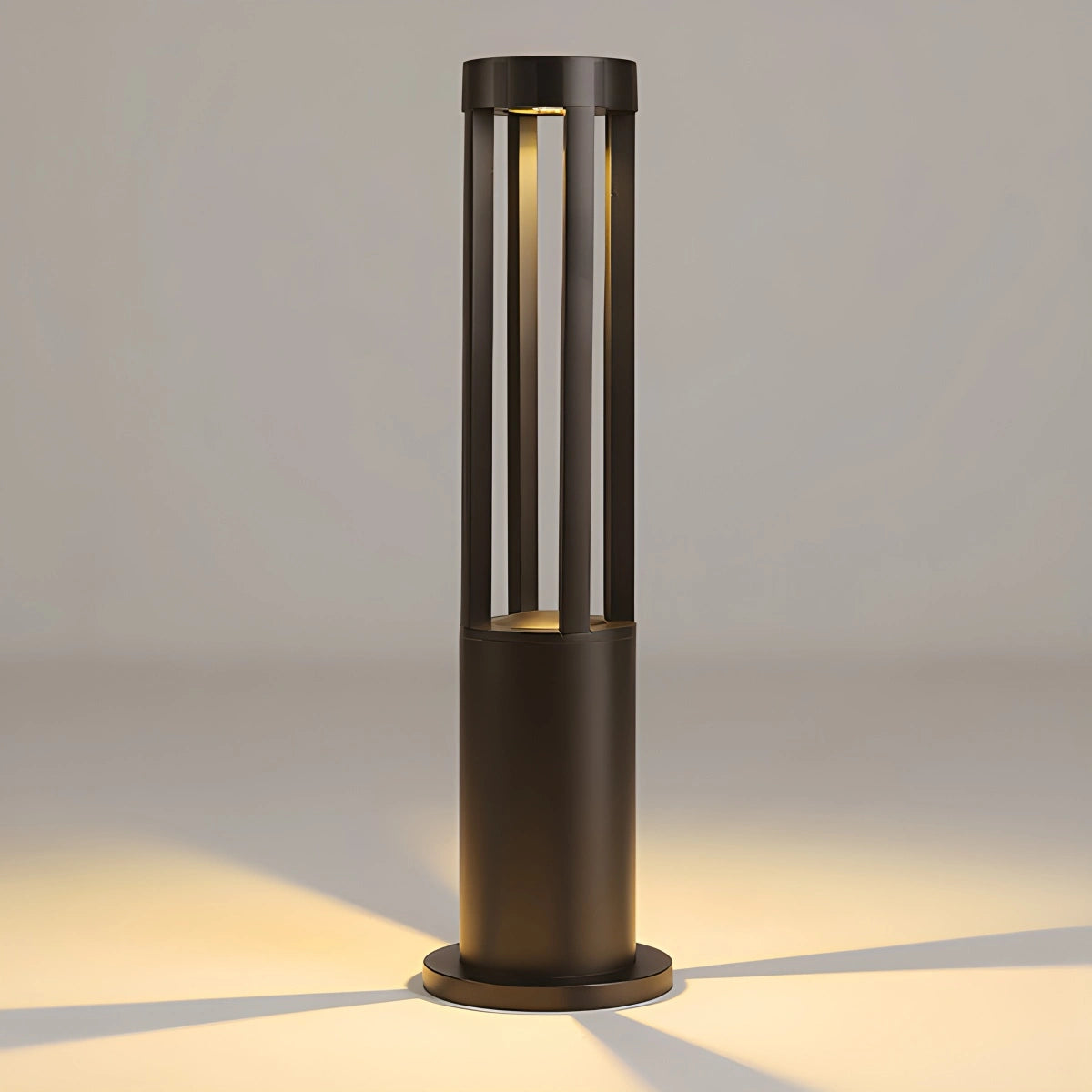 Cylindrical Lawn Outdoor Floor Lamp