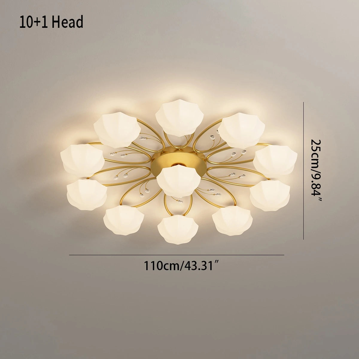 Light Luxury French Bud Ceiling Lamp