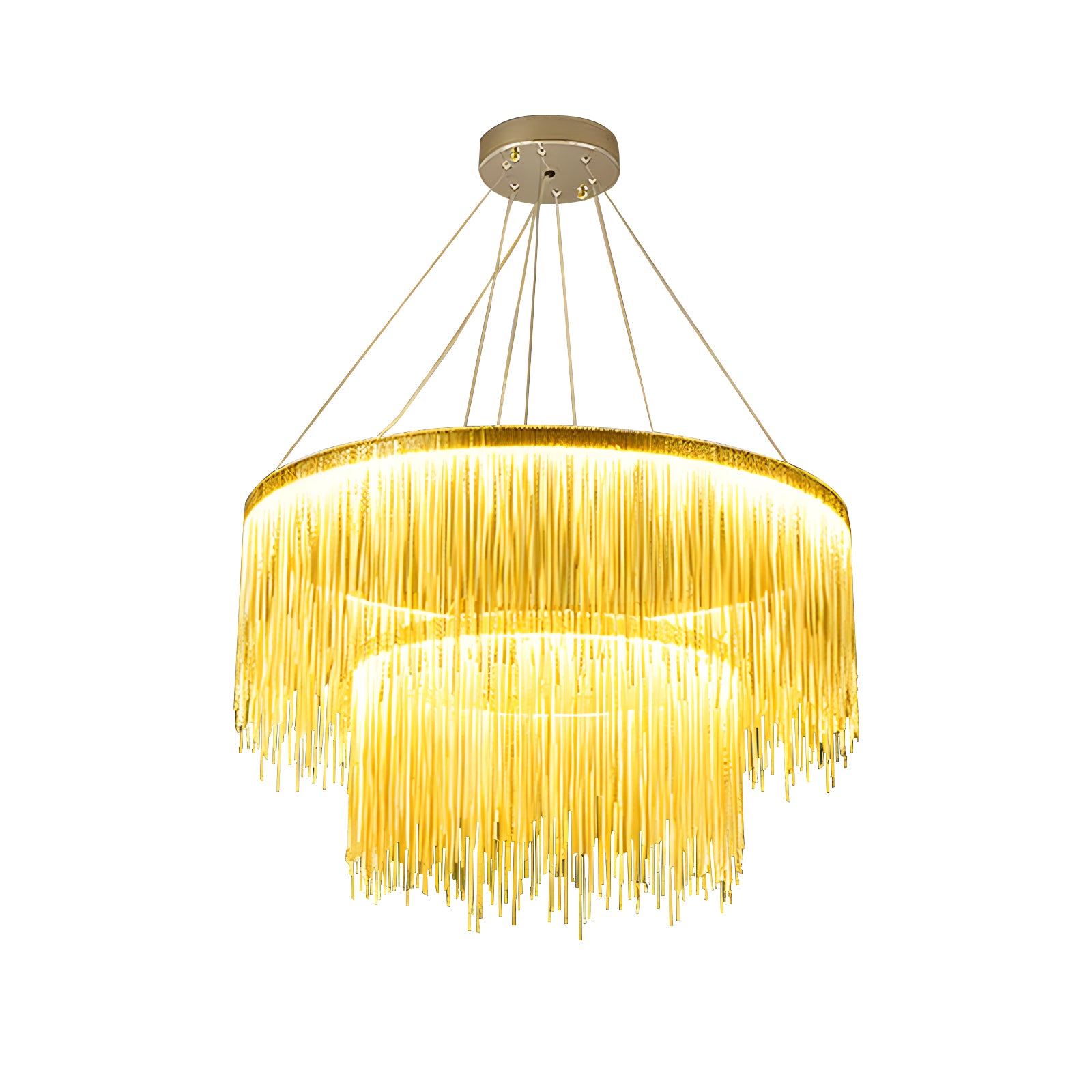 Tassel Chain Art Chandelier