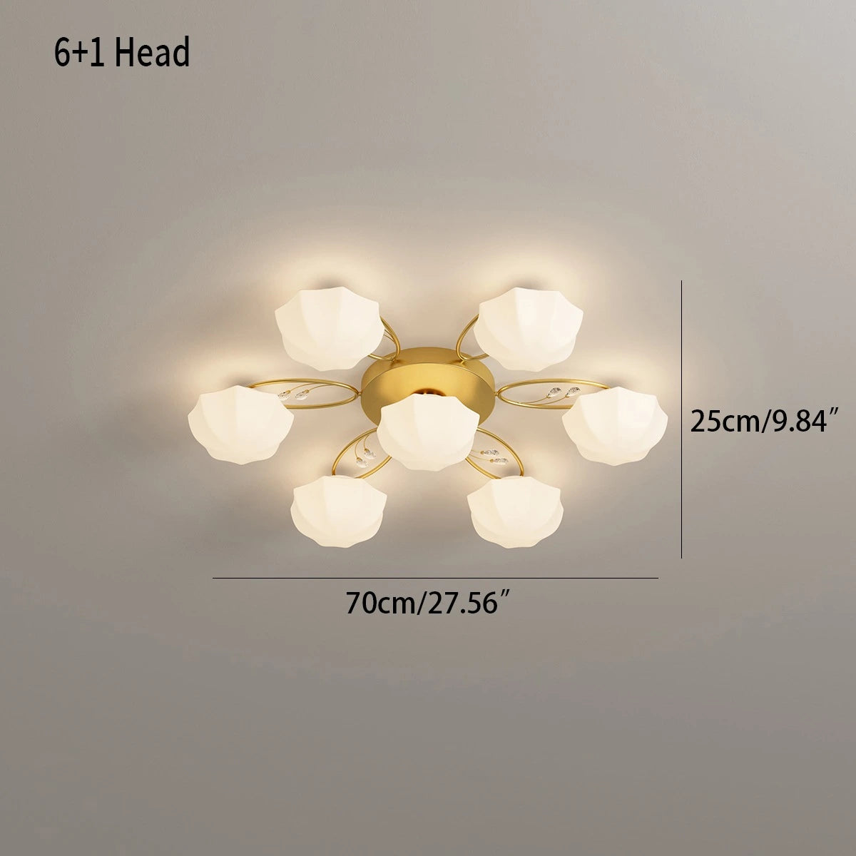 Light Luxury French Bud Ceiling Lamp