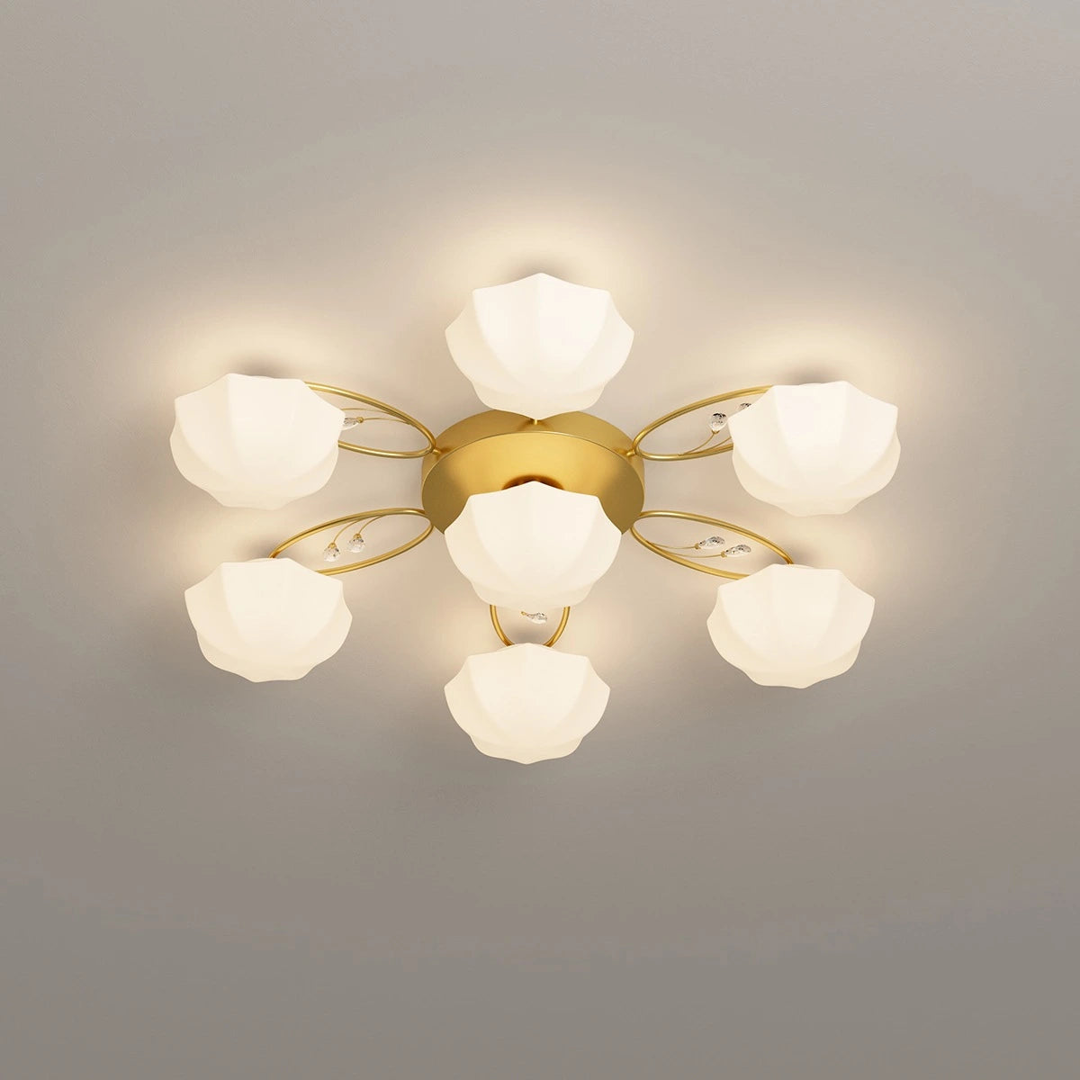 Light Luxury French Bud Ceiling Lamp