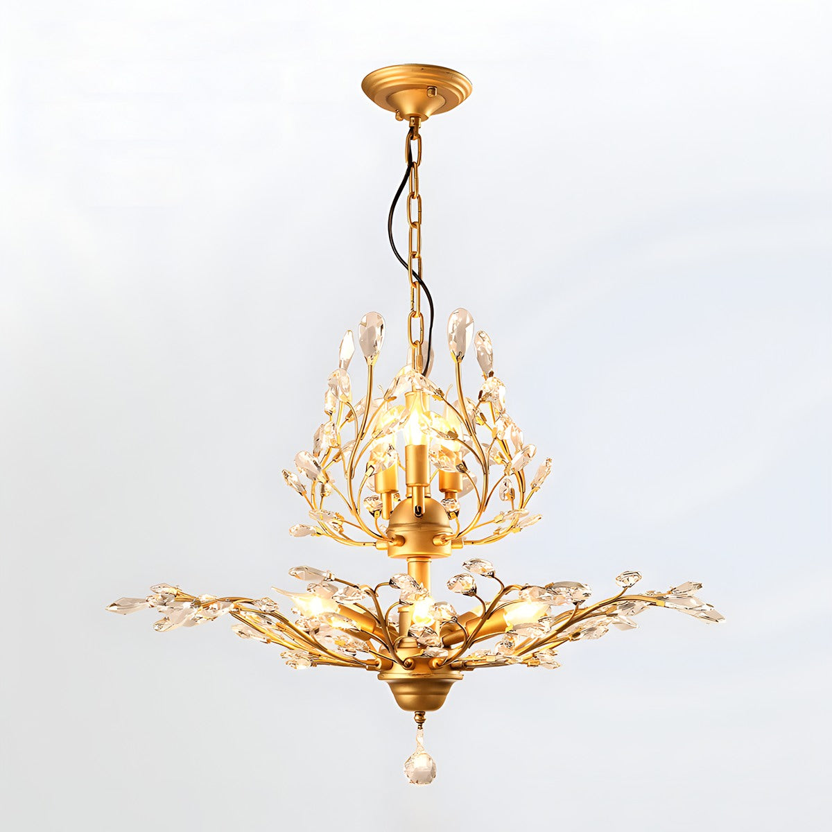 Tree Branch Crystal Chandelier