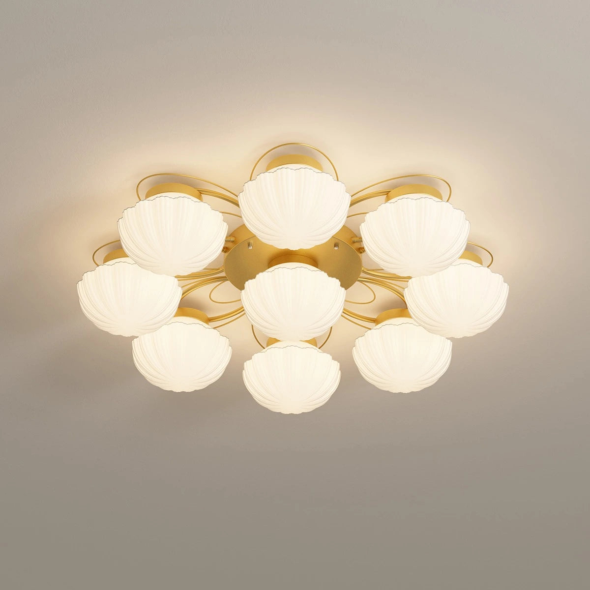 Antizer Creative Flower Living Room Ceiling Lamp