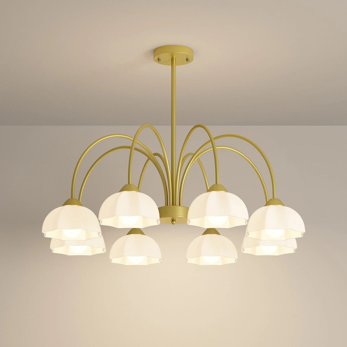 Nordic Modern Light Luxury Flower Chandelier