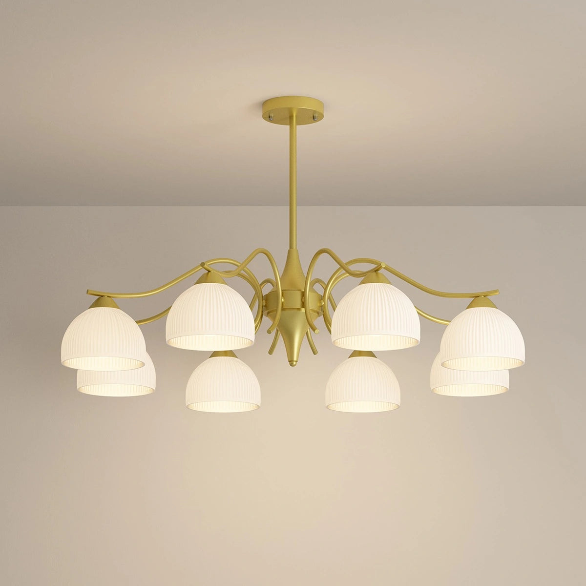 French Pastoral Living Room Chandelier