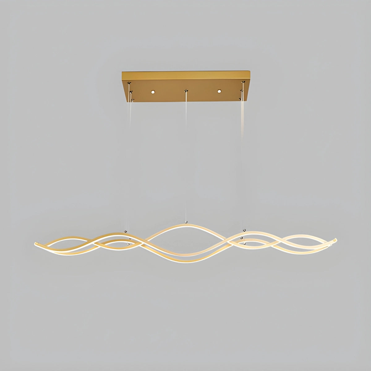 Antizer Nordic Minimalist Wave Long Pendant Light