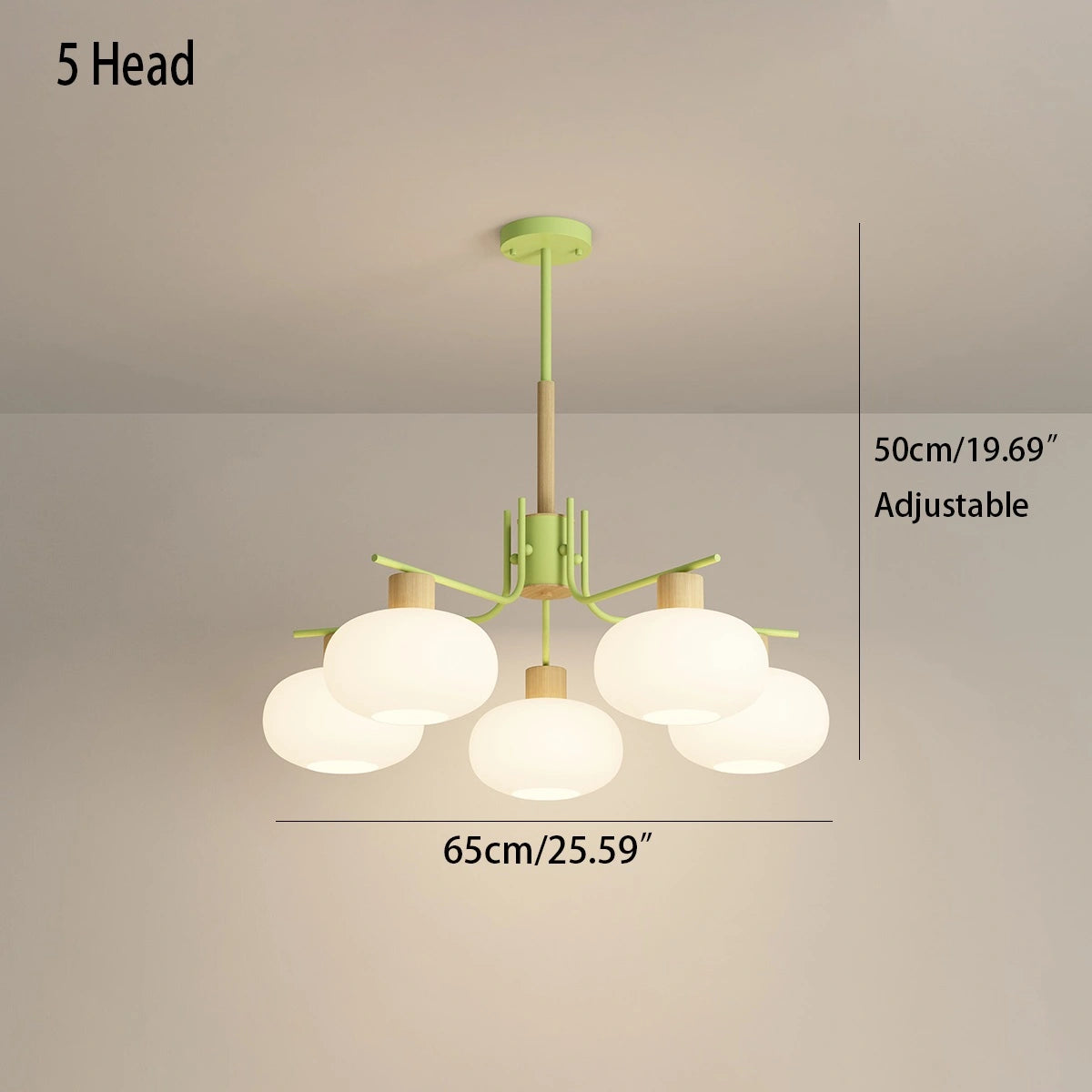 Antizer Pastoral American Retro Flower Chandelier