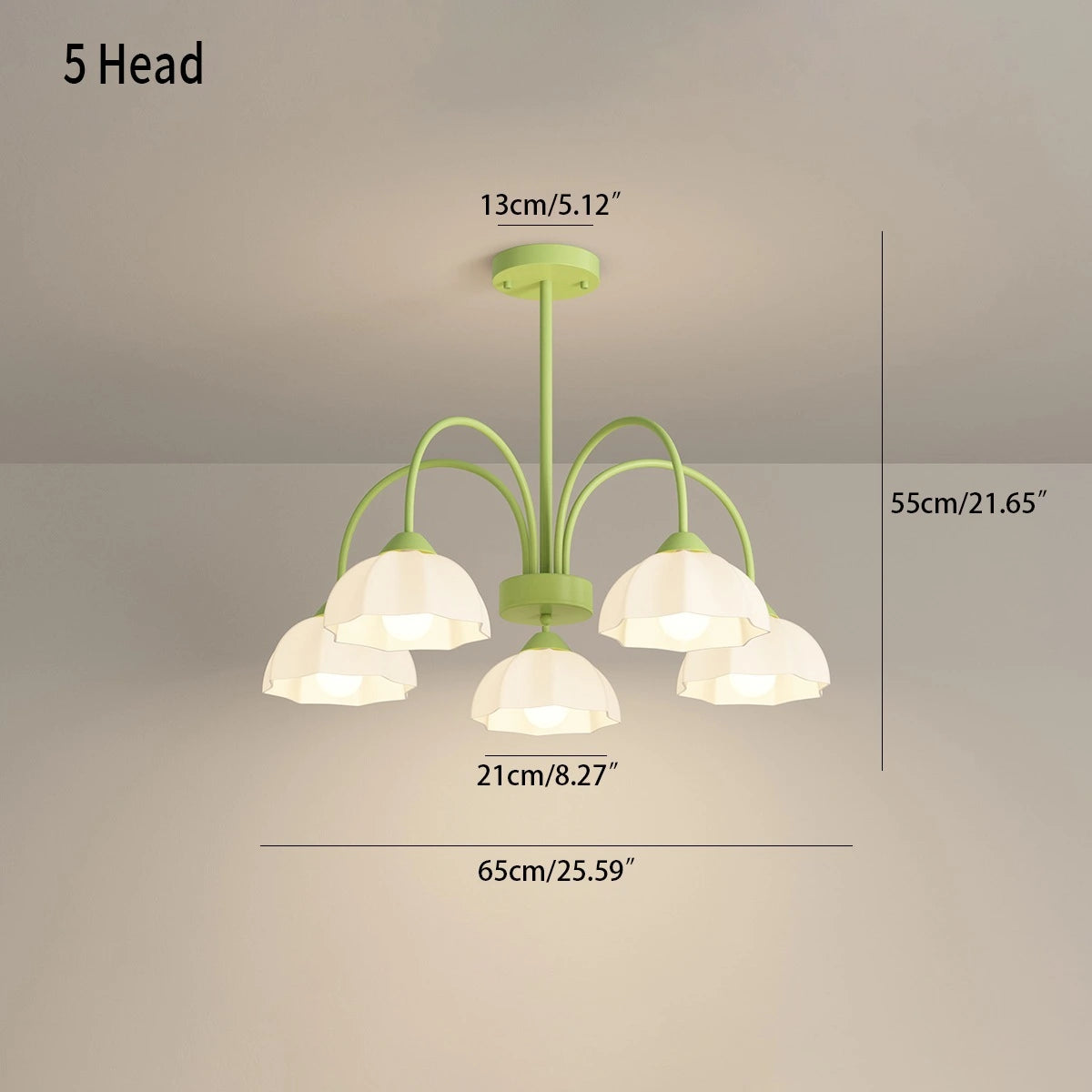 Nordic Modern Light Luxury Flower Chandelier