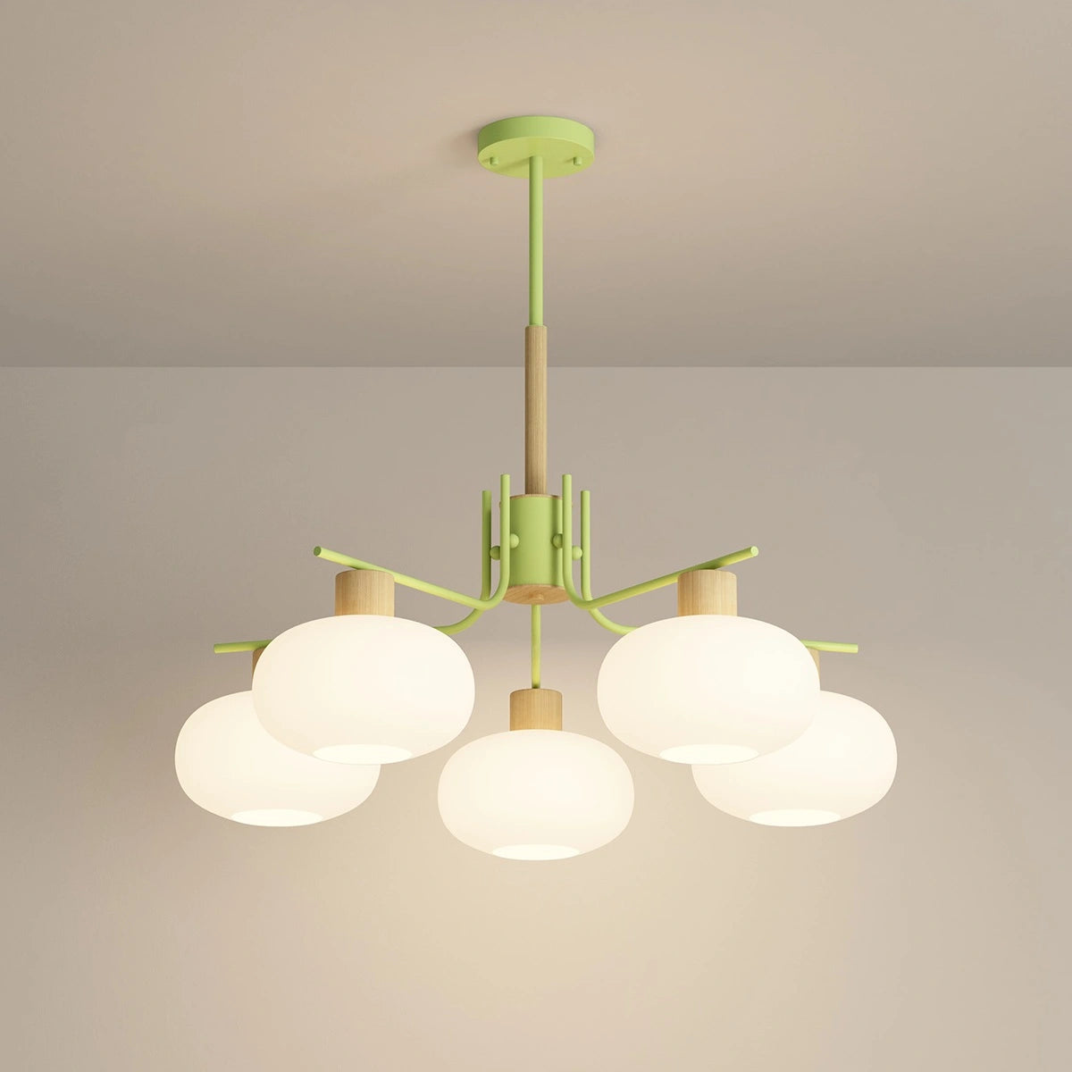 Antizer Pastoral American Retro Flower Chandelier