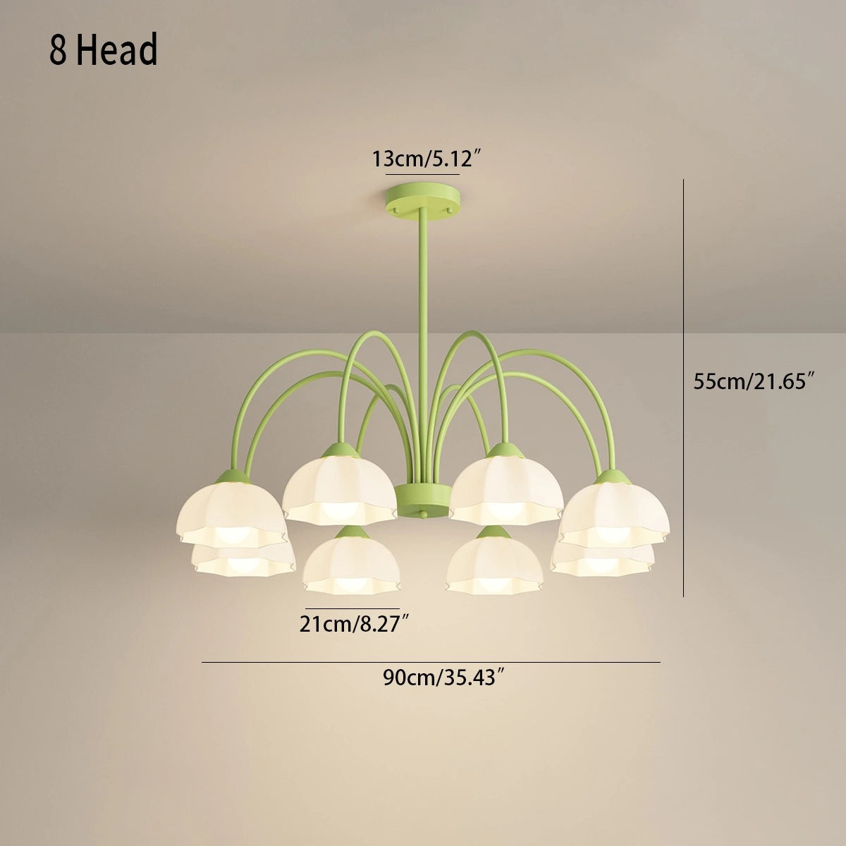 Nordic Modern Light Luxury Flower Chandelier