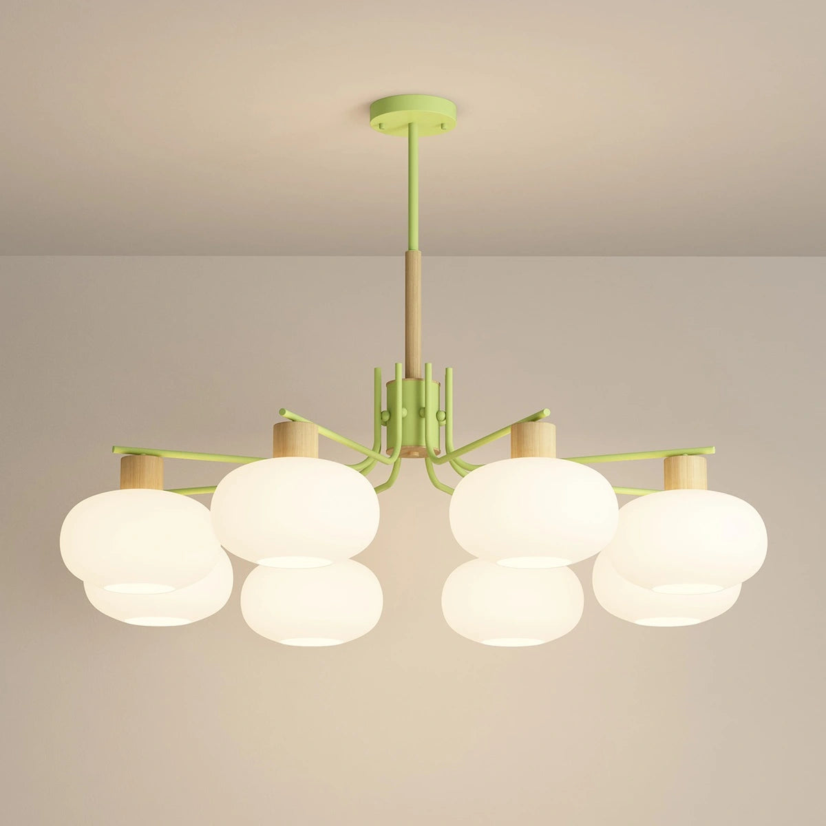 Antizer Pastoral American Retro Flower Chandelier