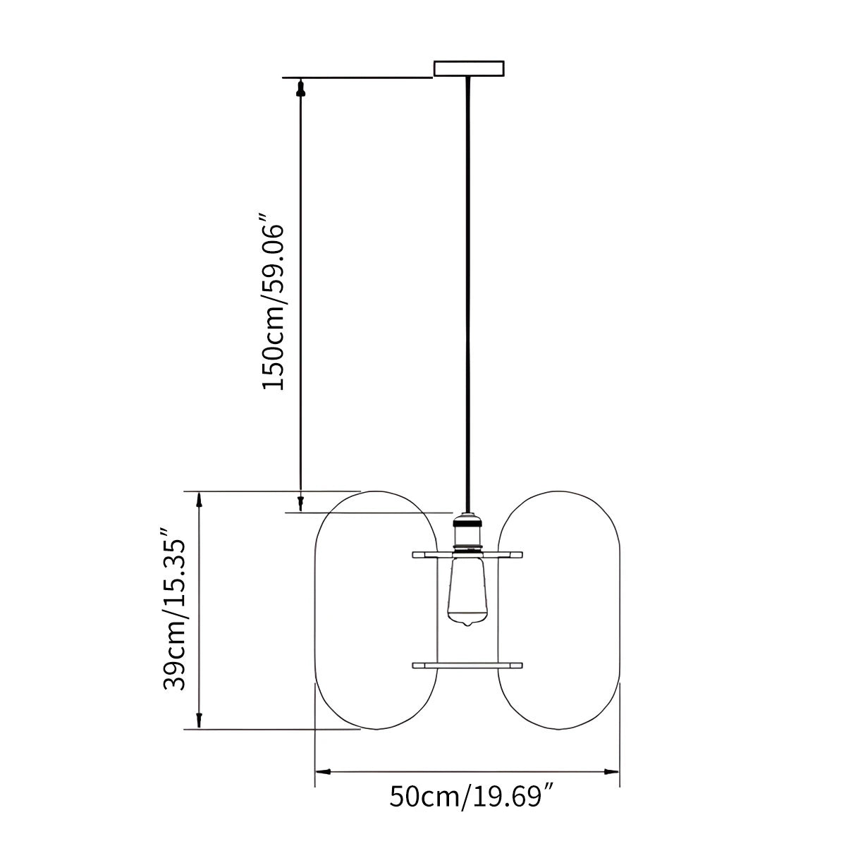 Antizer Pumpkin Slice Acoustic Pendant Light