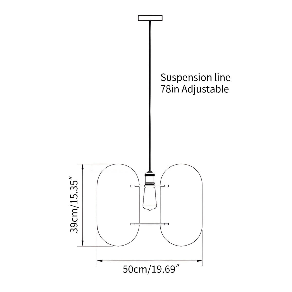 Antizer Pumpkin Slice Acoustic Pendant Light