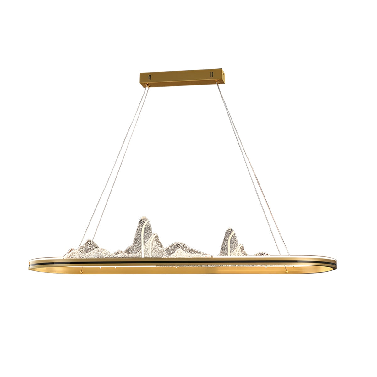 Nordic Light Luxury Snow Mountain Chandelier