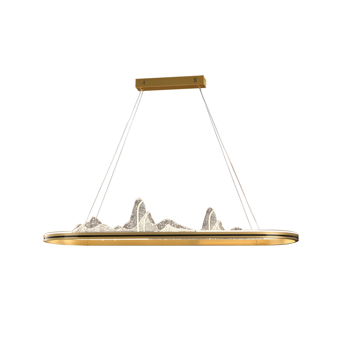 Nordic Light Luxury Snow Mountain Chandelier