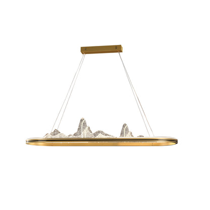 Antizer Nordic Light Luxury Snow Mountain Chandelier