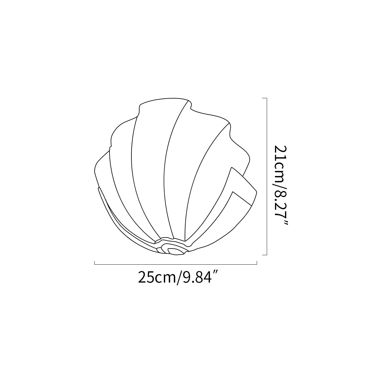 Antizer Light Luxury Brass Shell Glass Wall Lamp