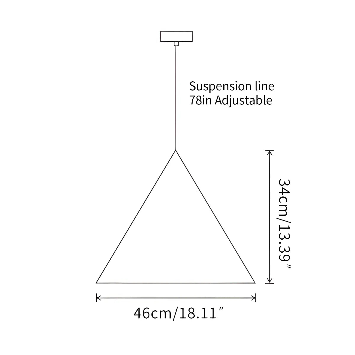 Antizer Ice Cream Shaped Felt Pendant Light for Kids Room