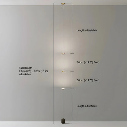 Antizer Full Length Minimalist Linear Floor Lamp