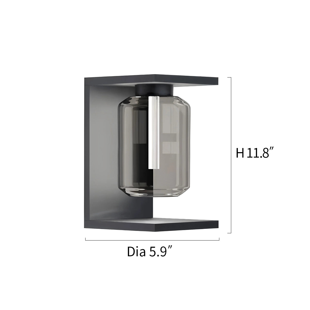 Antizer Outdoor Solar Waterproof Wall Lamp