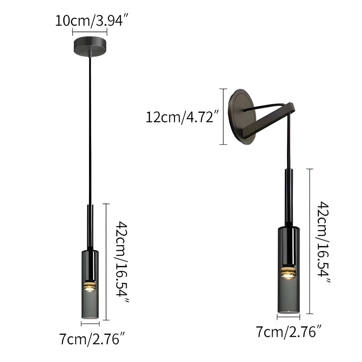 Antizer Modern Simple All Copper Wall Lamp