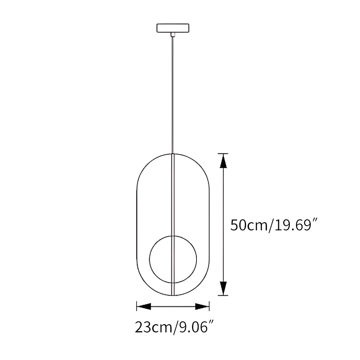 Antizer Carambola Acoustic Pendant Light for Dining Area