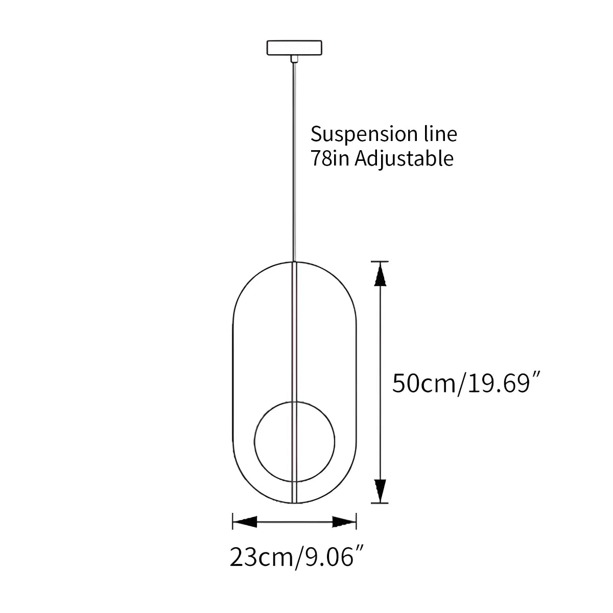 Antizer Carambola Acoustic Pendant Light for Dining Area
