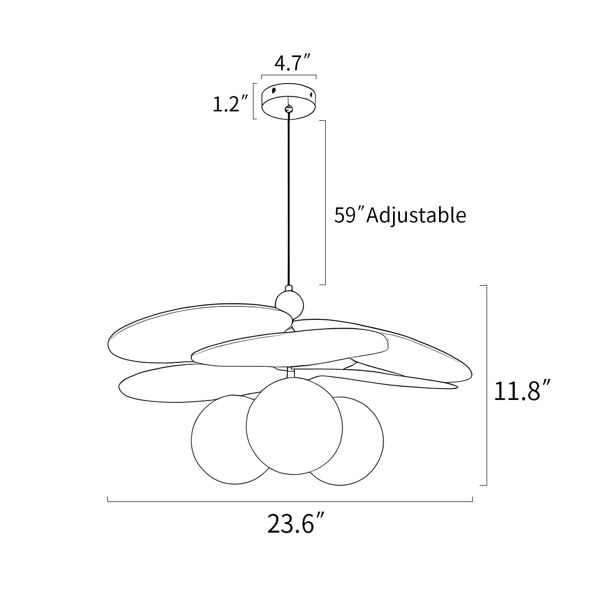 Antizer Wabi Sabi Vine Weaving Chandelier For Dining Room