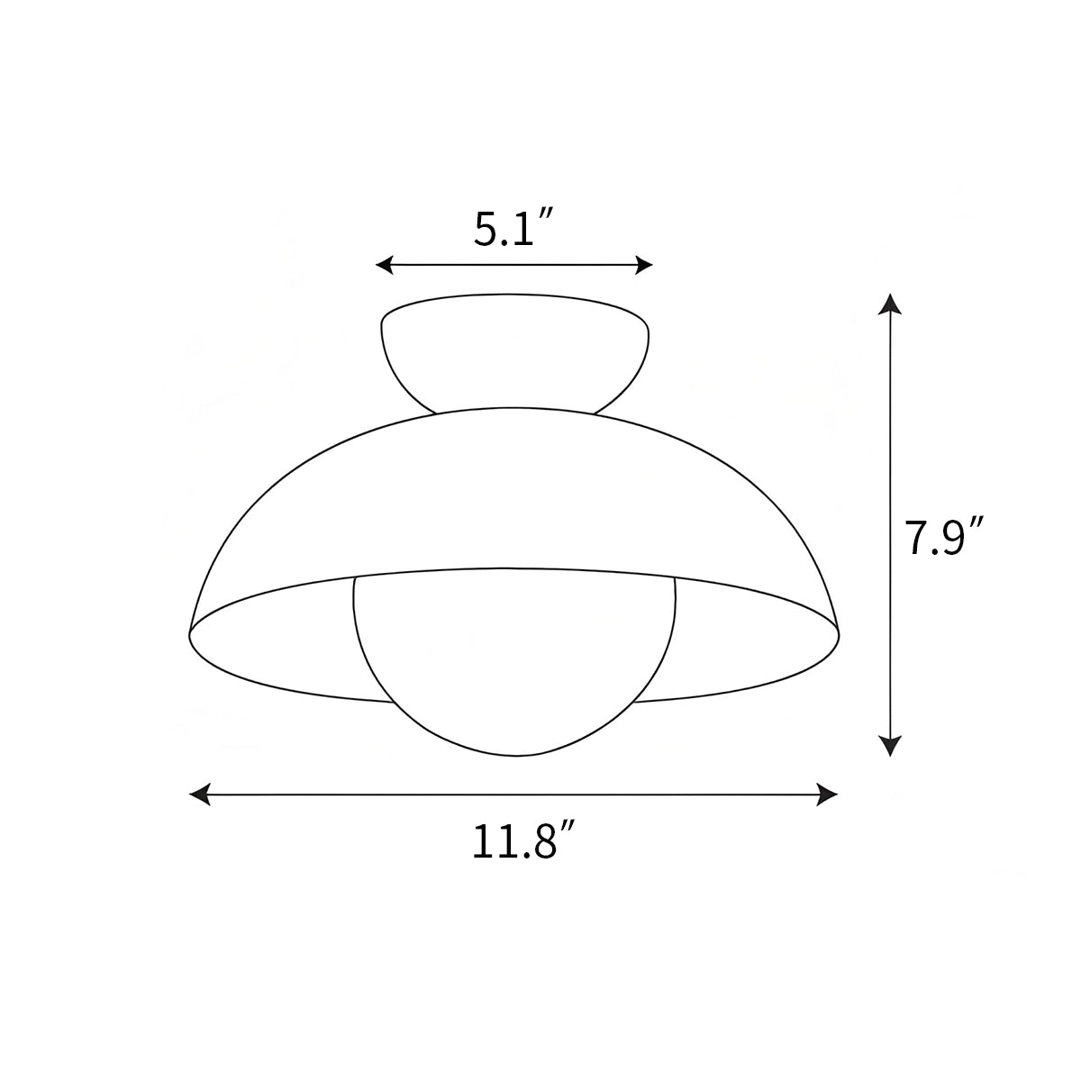 Antizer Volo Ceiling Lamp for Hallway