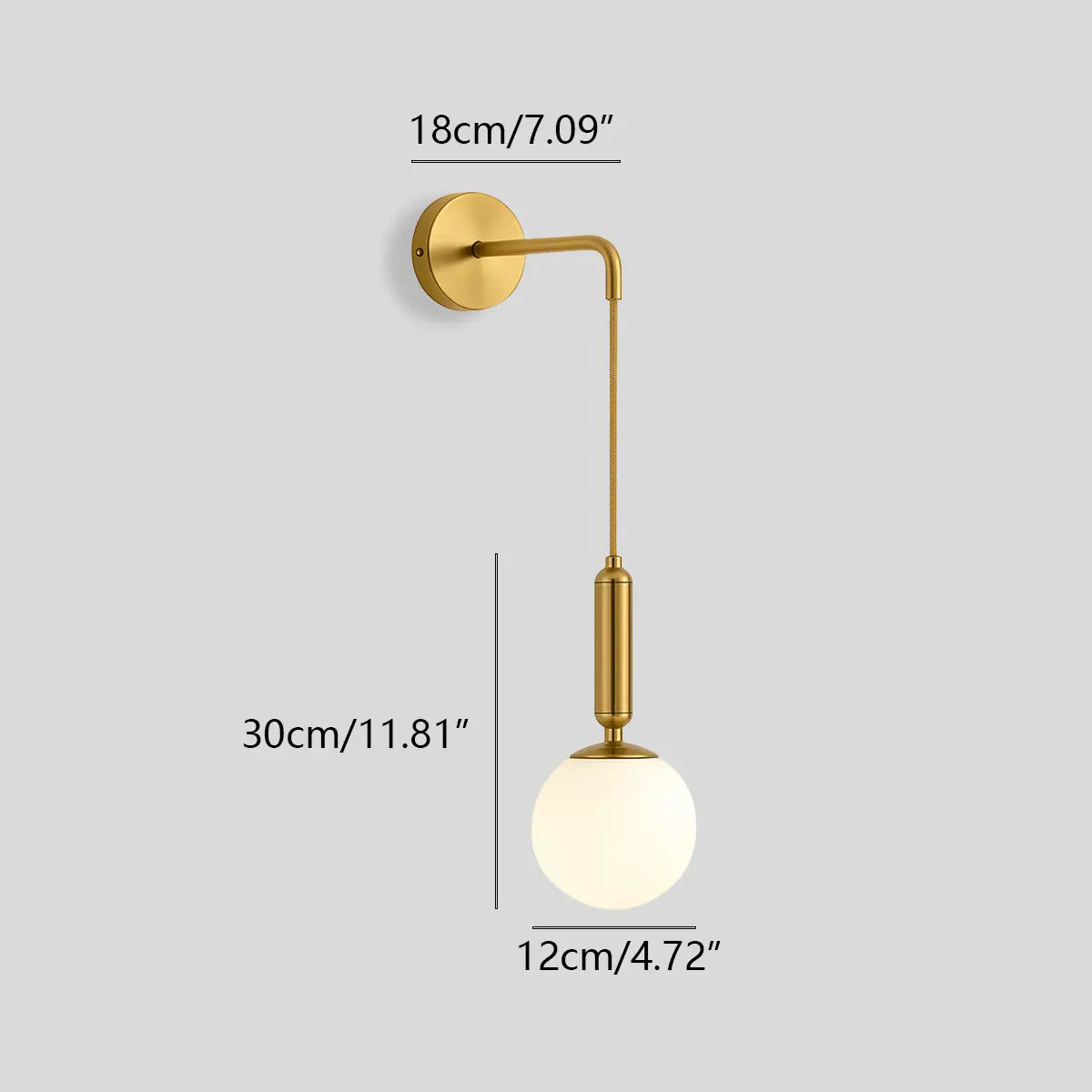 Antizer Entice Hanging Wall Lamp Bedside Lamp