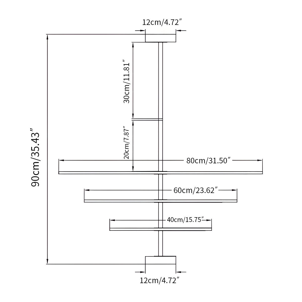 Antizer Three Layer Disk Acoustic Chandeliers