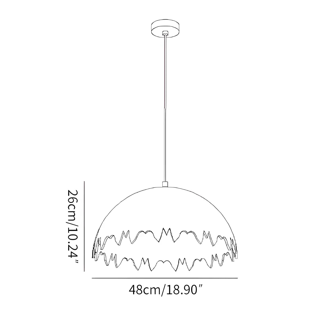 Antizer Eggshell Acoustic Pendent Light for Office