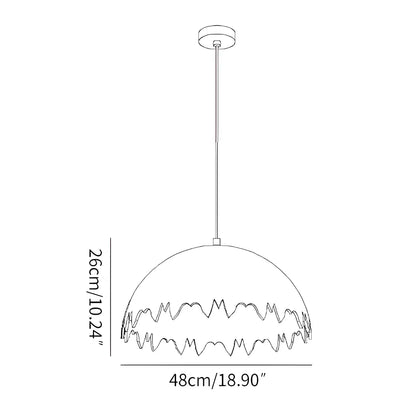 Antizer Eggshell Acoustic Pendent Light for Office